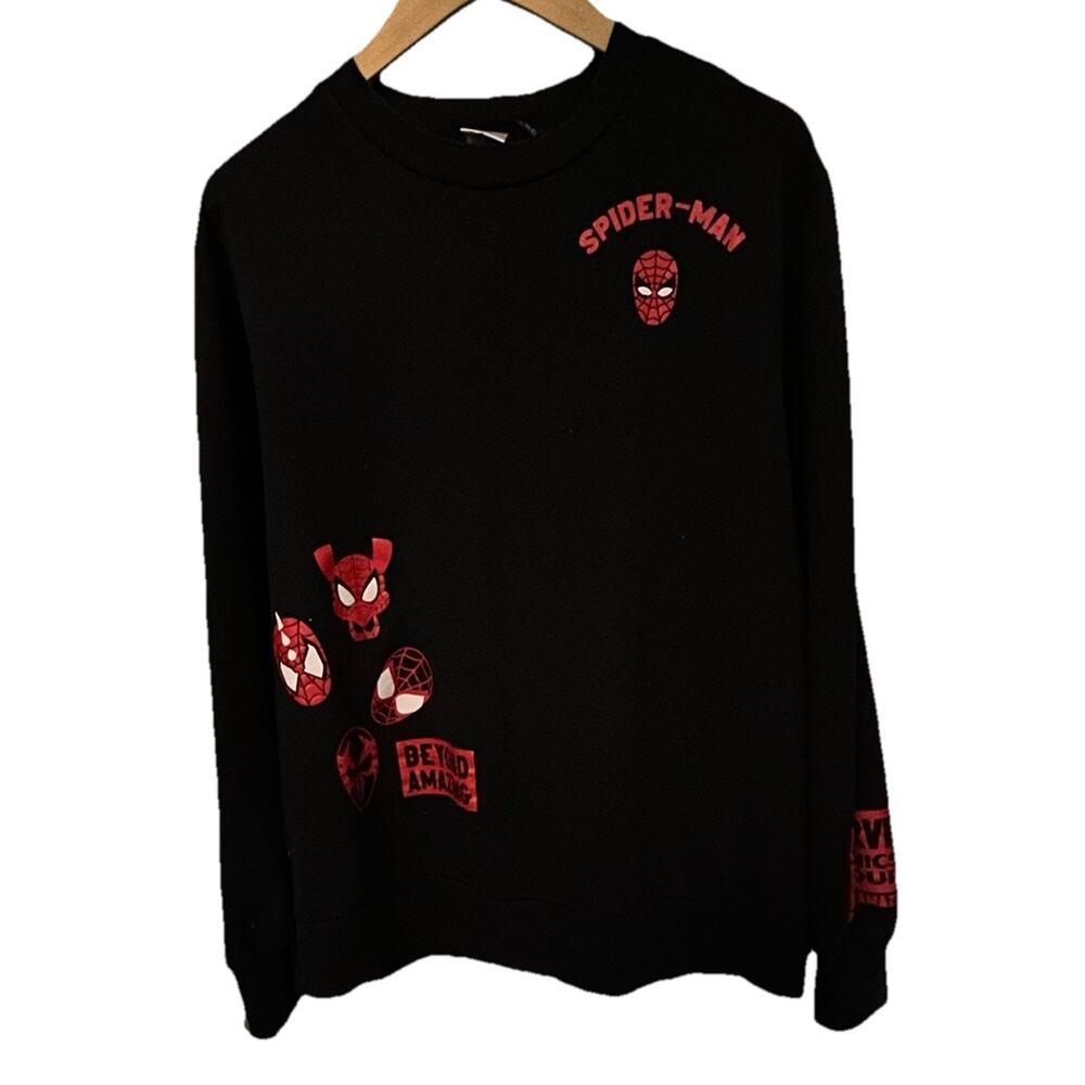 Spider-Man Across the Spiderverse Women's XL Marvel Beyond Amazing Sweatshirtre